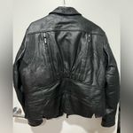 First Gear leather motorcycle jacket Black Size M Photo 1