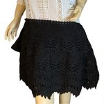 Endless Rose BLACK & WHITE COLOR CONTRAST BLOCK LACE DRESS (M) Photo 7