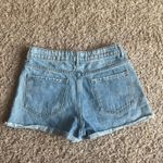 Forever 21 Light Wash Distressed Button Fly Jean Short Size 27 Photo 1