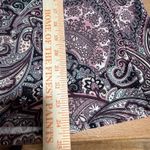 Elementz Petite Small Y2k Style Brown & Pink Paisley ALine Skirt Photo 8