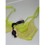 Victoria's Secret NWT Victoria’s Secret Designer Exquisite Collection Bra – Neon Yellow Lace 32C Photo 1