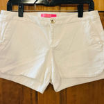 Lilly Pulitzer shorts! White Women's Y2K Shorts Size 4! Photo 0