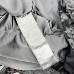 Saylor Black Velvet Burnout Romper Floral Belted Long Sleeve Anthropologie XS Photo 7