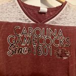 Rivalry Threads South Carolina Gamecocks Maroon Burnout T Shirt Womens Small 4/6  Photo 1
