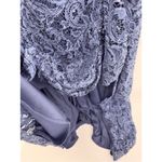 Alex Evenings Sheath Maxi Dress Size 14 Blue Lace Sequined Cocktail Party NEW Photo 8