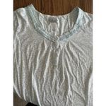 Celestial Dreams Woman Floral Print Short Sleeve Night Gown Size 1X Summer Photo 2