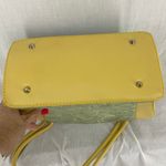 Aqua Green Vintage Charles L Thomas Yellow  Handbag Photo 5