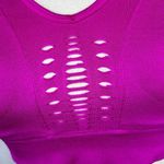Victoria Sport Victoria Secret SPORT Bralette Bra Bright Fuchsia Pink Cut Out Wireless Sz S Photo 3