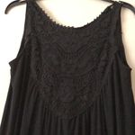 Altar'd State Women’s altar’d state lace overlay sleeveless tank dress black XS S M dressy Photo 2