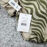 ANDIE  Swim Hipster Bikini Bottom Bias Stripe Olive Green Women's Size XL Photo 3