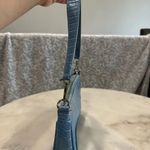 Pretty Little Thing Blue Crocodile Pattern Shoulder Bag Photo 1