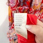 Free People Julianna Maxi Dress Red Cherry Floral XS Photo 8