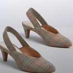 Anthropologie NWOT  Plaid Kitten Heel Photo 0