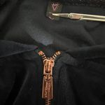 Betsey Johnson velour navy zip up jacket Photo 3