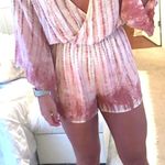 Honey Belle Pink and White Romper Photo 0