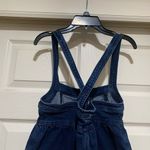 American Eagle  Womens Denim Button-Up Tank Top With Crossback Straps Size XS Photo 8