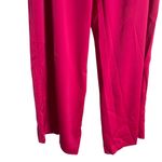 Anne Klein  Pink Wide Leg High Waisted Satin Dress Pants Size 14 Photo 5