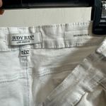 Judy Blue LA 32 White Jeans Skinny Fit Distressed Frayed Hem Cotton Stretch Soft Photo 8