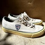 Ralph Lauren VTG Polo Sport Platform Sneakers 90s Classic Embroidered Logo Lace Up White 8.5 Photo 1