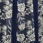 Foxiedox Dress Blue Lace Off Shoulder Floral Party Cocktail Wedding Guest Size S Photo 5