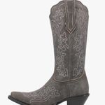 Dingo Flirty N' Fun Embroidered Cowboy Boots Mid Calf Mid Heel Photo 2