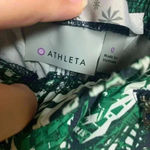 Athleta  Pants Womens Green Floral Palm Leaf Athleisure Photo 2