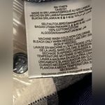 BCBGeneration  blue and white lace up back flannel Photo 3