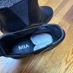 MIA  Jody Womens 6 Black Faux Leather Round Toe Moto Chunky Heel Chelsea Boot New Photo 6