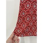 Loft Red patterned tank top - Size M Photo 2