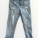 Seven 7 Jeans Seven Jeans High Rise Slim Straight Destructed Jeans Photo 3
