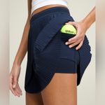 Wilson Wrap It Up Tennis Skirt Navy Blue Pleated Women's Skort Size XL Photo 1
