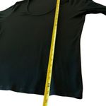 Cyrus Womens Black Ribbed Knit Scoop Neck Top Size XL Classic casual stretch Photo 5