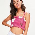 Missguided  Smocked Crop Top Photo 0