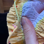 J. Marie Emery Adjustable Beaded Tie Strap Colorful Striped Midi Dress Size M Size M Photo 8