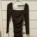 Princess Polly  Portia Mini Dress Brown Photo 3