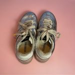 Verbenas Metallic Silver Leather Sneakers Trainers fashion comfort Sz 38, US 7.5 Photo 7