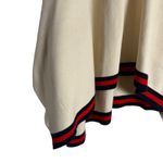 Tuckernuck Camden Ivory Striped V-Neck Soft Knit Poncho Cape Sweater One Size Photo 7