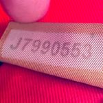 Dooney & Bourke black pebbled leather vintage tote bag serial number J7990553 Photo 14