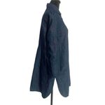 NEW Cut Loose Size Medium Top Blouse Button Down Shirt Collared Flax Boho Denim Photo 2