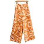 Soft Surroundings Grand Garden Wide Leg Trousers Canyon Sunset Size L NEW Photo 4