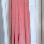 Treasure & Bond Pink Rosette Woven Maxi Dress Sz M Spaghetti Strap Designer New Photo 0
