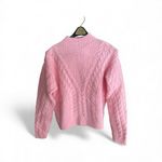 Universal Threads NWT  pink cable knit cropped pull over cozy cabin sweater S Photo 3