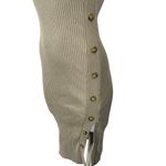 Hippie Rose  Olive Green Sleeveless Ribbed Knit Tank Bodycon Mini Dress Size S Photo 2