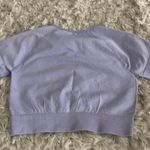 Cropped Workout Top Purple Size M Photo 3