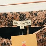 Moon River NWT Boutique snake skin leather skirt sz Medium Photo 2