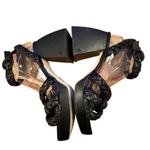 Circus NY Women's Mable Braided Block Heel Sandals Black Size 9M Photo 4