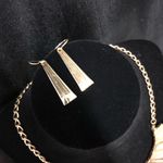 Art Deco retro necklace set Orange Photo 2