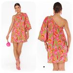 Show Me Your Mumu NWT High Volume Dress size Medium one shoulder mini dress Photo 8