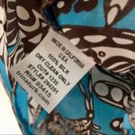 Trina Turk Women’s Silk Racerback Tank Top Size S – Blue Butterfly & Floral Print Photo 3