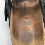 Birkenstock EUC  Arizona black Nubuck leather big buckle Size 39 US 8 women Photo 4